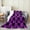 Black Dark Purple, variant on Bat Fleece Blanket Throw 50"x60" Gothic Halloween Flannel Blanket Cartoon Black Purple Bats Fuzzy Plush Throw for Kids Boys Girls,Goth Checkered Halloween Decor for Bed Couch