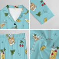 thumbnail image 6 of Top-kevin Women's Pajama Sets Cocktail Glasses Lemon Gold Long Sleeve Lounge Sets Pjs Sleepwear with Pockets, 6 of 12