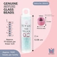 thumbnail image 3 of Miyuki Delica Seed Beads – Size 11/0 (1.6 mm), DB1672, Pearl Glacier Blue, 7.2 g, Approx. 1440 Beads, 3 of 7