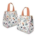 thumbnail image 2 of Pioneer Flower Floral Print Pattern Insulated Lunch Bag for Women & Adults,Large Portable Soft Cooler Lunch Bag,Thermal Food Storage Tote with Pearl Cotton,8.66L,8.75x5.75x9.5 Inch, 2 of 6
