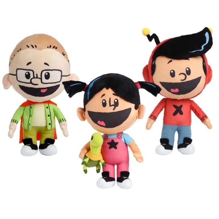 Yadina and Mr Zoom Plush Doll Mighty Mojo Xavier Riddle PBS Kids