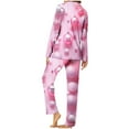 thumbnail image 4 of Xihbxyly Christmas Pajamas for Women, Women's Christmas Printed Pajama Set for Daily Home Wear Two-Piece Pajama Set with Pocket, 4 of 6