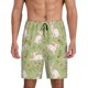 thumbnail image 1 of Balery Cute Rabbit And Flower Pantalones cortos de pijama de punto de algodón para hombre con cinturilla y bolsillos-XX-Large, 1 of 6