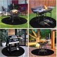 thumbnail image 3 of Fire Pit Mat 48 inch Round Under Grill Mat, Fireproof Mat for Under Fire Pit, Fireproof Deck and Patio Protector Mat, Double-Sided Fireproof Mat for BBQ Grill, Oil-Proof Waterproof, 3 of 7