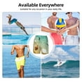 thumbnail image 6 of Haiem Starfish And Seashell On The Beach Mens Swim Trunks with Compression Liner 2 in 1 Swimming Shorts Stretch Swimwear Quick Dry,Board Shorts-XX-Large, 6 of 9