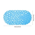 thumbnail image 3 of Up to 50% off Kbndieu Bath Tub and Shower Mat, Non Slip Bath Mat with Drain Holes and Suction Cups for Bathroom Stall and Tub Floor, Bathroom Essentials (Blue), 3 of 6