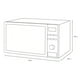 thumbnail image 3 of Horno De Microondas Winia  .7 Pies Kos-61ww Blanco, 3 of 6