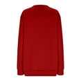 thumbnail image 5 of Xcmzpl Sweatshirts for Women Casual Solid Color Crewneck Sweatshirt Oversized Sweater Tops Soft Long Sleeve Shirts Winter Fashion, 5 of 6