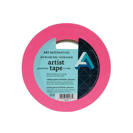 UPC: 0082435201375 | Art Alternatives Artist Tape 3/4 x 60 yds Pink