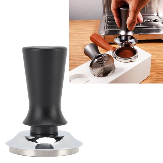 Tamper De Café De 58 Mm Con Mecanismo De Distribución De Auto Peso De Acero Inoxidable Para La Herramienta De Prensa Calibrada, Tampas Uniformes Para , Fácil De