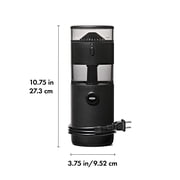 OXO Brew Compact Conical Burr Coffee Grinder, Stainless Steel Burrs, Matte Black