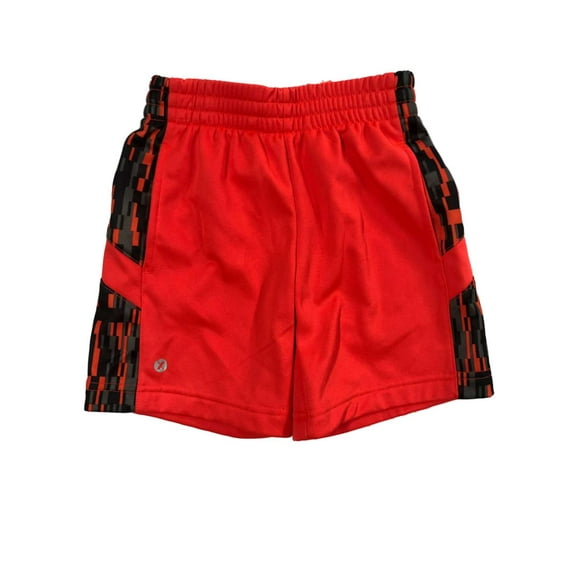 Xersion Boys Neon Orange & Black Speckle Athletic Gym Shorts XXS (4-5)