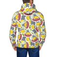 thumbnail image 5 of Zip Up Hoodies for Men - Hippopotamus Long Sleeve Comfrt Men'S Fashion Hoodies & Sweatshirts, Jackets for Men Hoodies Pullover Clothing Clothes with Pouch, 5 of 5