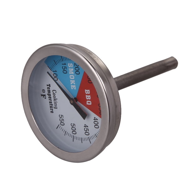 PARRILLA CARBÓN PARA BARBACOA 550 RWB 2" TERMÓMETRO CON MEDIDOR TEMPERATURA PARA HORNO AHUMADOR