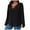 Black, variant on EDFBUYKRS Female Sweaters Women's Cardigans 2026 Fall Dressy Casual Long Sleeve Crewneck Button Down Open Front Soft Knit Cardigan Sweaters Fall Sweater Xl