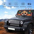 thumbnail image 6 of XMXT Car Sun Shade Windshield, Colorful Mexican Skull Decoration Sunshade for Car Windshield Sun Shades for Car SUV Truck, s, 6 of 9