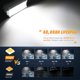thumbnail image 4 of Cápsulas de luz LED Nilight Marine Navigation de 6.5 pulgadas, 2 unidades, 4 of 8