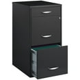 thumbnail image 1 of Scranton & Co 3-Drawer Contemporary Metal Filing Cabinet in Charcoal, 1 of 11