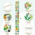 thumbnail image 7 of SUSHANG Baby Height Chart, Canvas Growth & Height Chart for Kids & Baby - Jungle Nursery Theme Growth Chart with Wooden Frame for Safari Nursery Decor - 76 x 7.8 Inches, 7 of 7