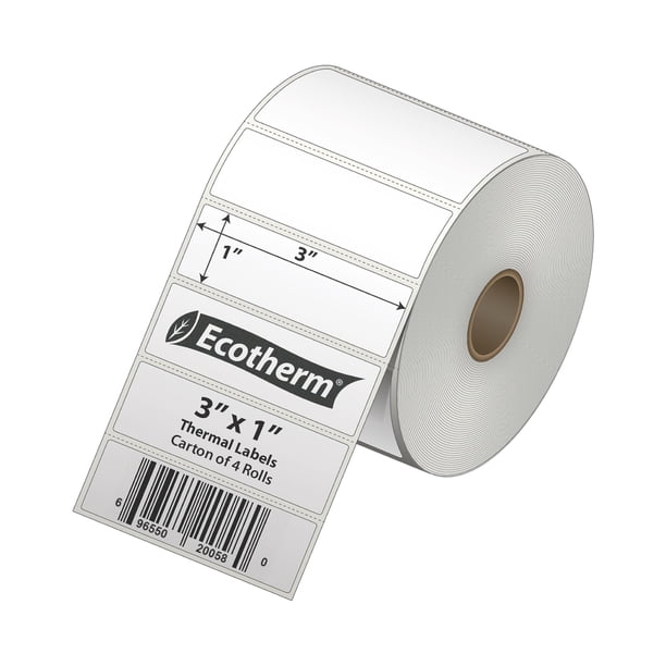 Etiquetas térmicas 3x1 5240, 4 rollos, para Zebra, Munbyn y Rollo