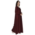 thumbnail image 2 of Bimba Women Islamic Prayer Dress With Hijab Cuff Sleeves Traditional Muslim Abaya Dresses, 2 of 7
