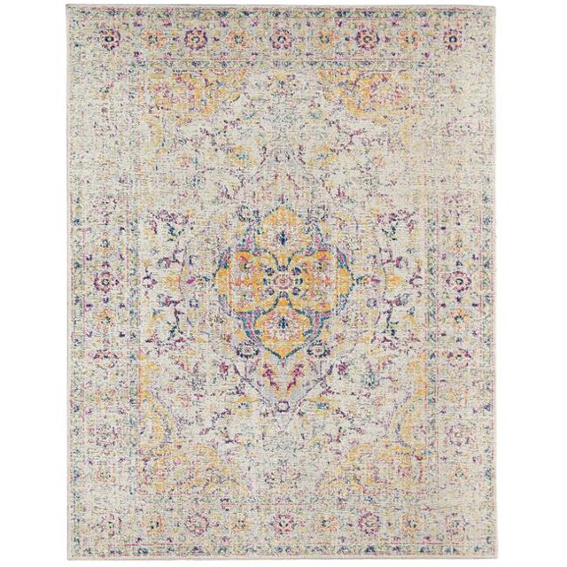 Amer Rug ETE27696 7 ft. 6 in. x 9 ft. 6 in. Eternal Transitional Power-Loomed Rug, Pink