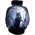 thumbnail image 5 of Sudadera con capucha nueva 2024 con patrón de Halloween para parejas, hombres y mujeres, disfraz de carnaval de Halloween para adultos, fiesta, impresión 3D, patrón de lobo, 5 of 5
