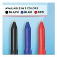 thumbnail image 6 of Write Bros. Ballpoint Pen, Stick, Medium 1 Mm, Black Ink, Black Barrel, Dozen | Bundle of 5 Dozen, 6 of 6