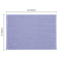 thumbnail image 5 of Mainstays Lavender Chenille Noodle Bath Rug 17"x24", One Piece, 5 of 7