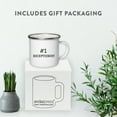 thumbnail image 4 of Koyal Wholesale Stainless Steel Campfire Coffee Mug, #1 Receptionist, 1-Pack, 4 of 4
