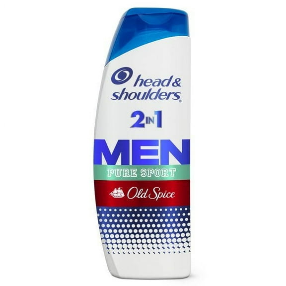 Head and Shoulders Mens 2 in 1 Dandruff Shampoo and Conditioner; Old Spice Pure Sport; 12.5 oz