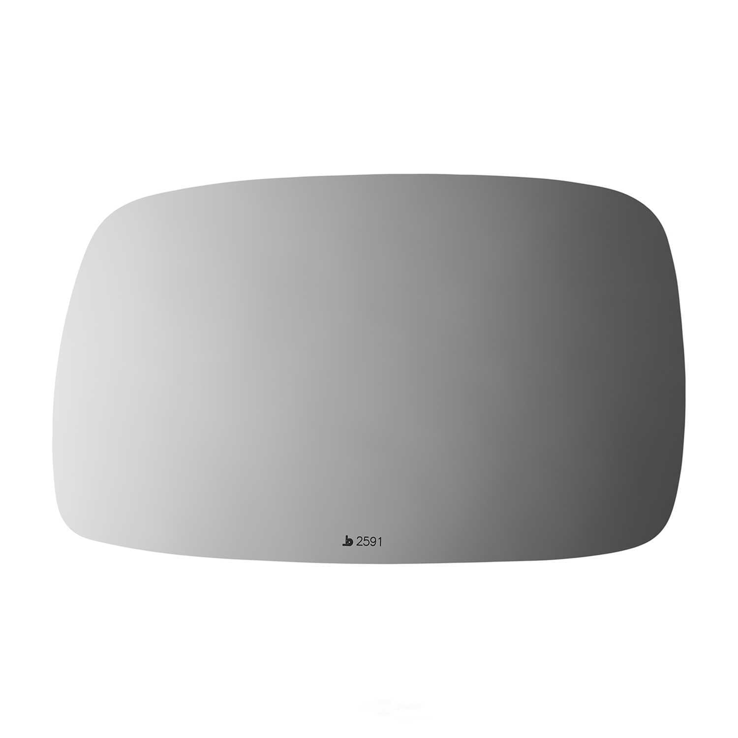 Burco 2591 Driver Side Flat Replacement Mirror Glass for Volkswagen Corrado