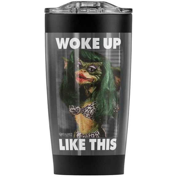 Gremlins Morning Monster Stainless Steel Tumbler 20 oz Coffee Travel Mug/Cup, Vacuum Insulated & Double Wall with Leakproof Sliding Lid | Great for Hot Drinks and Cold Beverages