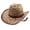 A-KH2, variant on Cowboy Hat for Women and Men White Classic Western Felt Cowboy Cowgirl Hat Outdoor Wide Brim Belt Buckle Retro Fedora Hats Unisex Rolled up Caps