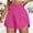Hot Pink, variant on HAJWOH Womens 3" Running Shorts Mesh Liner High Waisted Workout Shorts Quick Dry Athletic Shorts with Pockets
