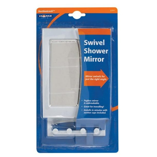 Homz 22910402.36 Fogless Shower Mirror White