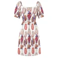 thumbnail image 5 of Watercolor anatomy collection Sleeveless Dress chic and elegant evening dress women's fashion dresses, 5 of 6