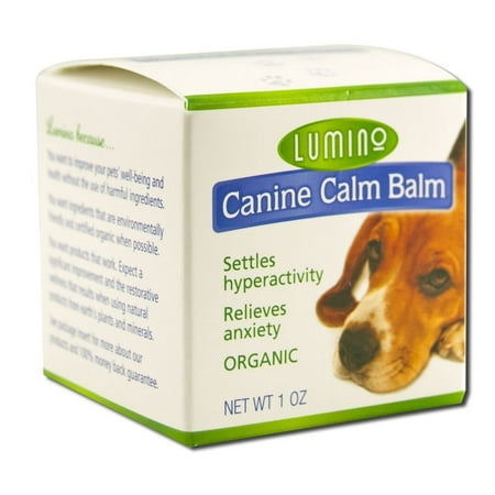 LUMINO Canine calme Baume Settles organique Hyperactivité Soulage anxiété 1,65 oz