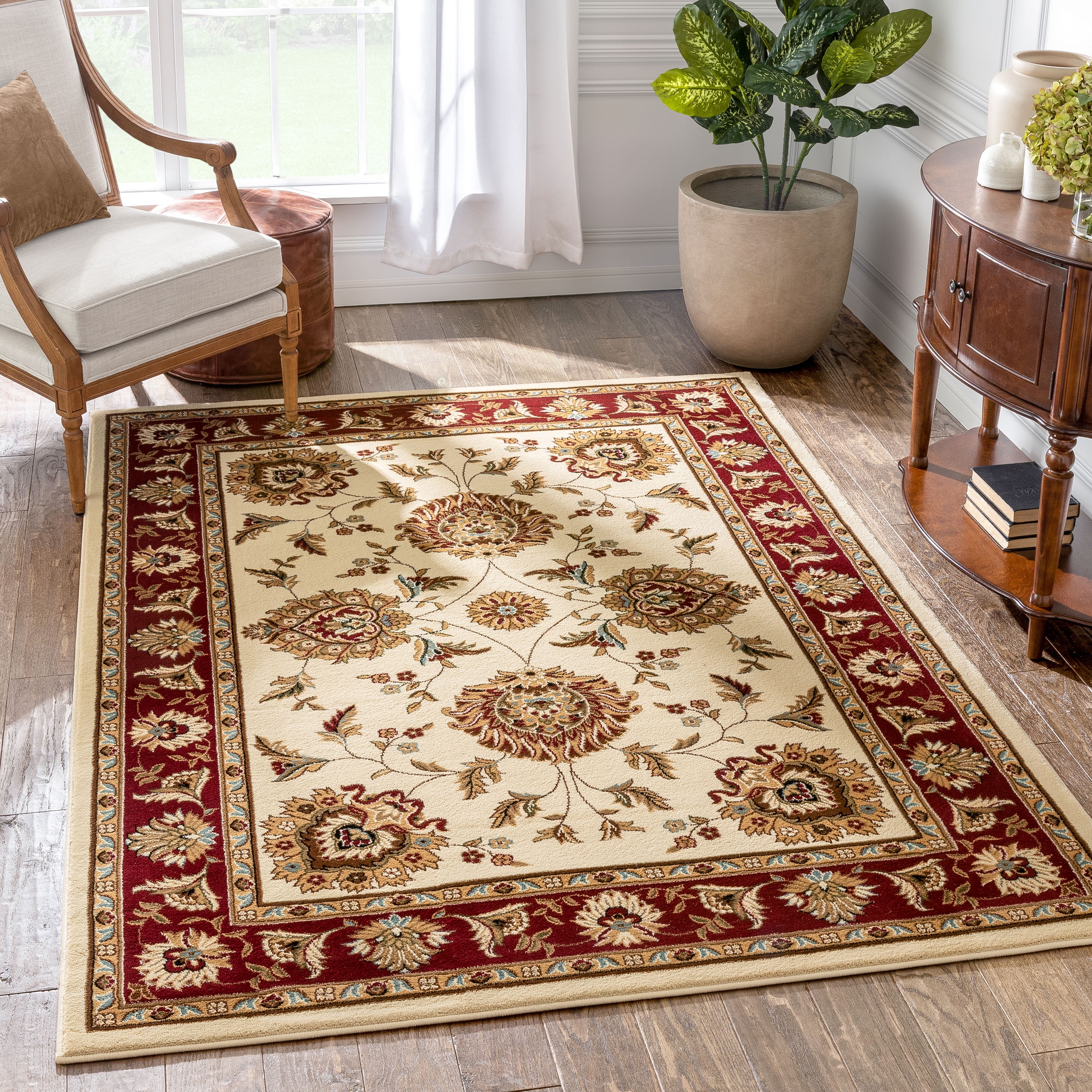 Well Woven Timeless Abbasi Black Traditional Area Rug 5'3 X 7'3 Well Woven Timeless Abbasi Black Traditional Area Rug 5'3 X 7'3
