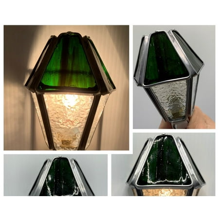 

Lantern Style Stained Glass Nightlight - Free Shipping - Made in USA