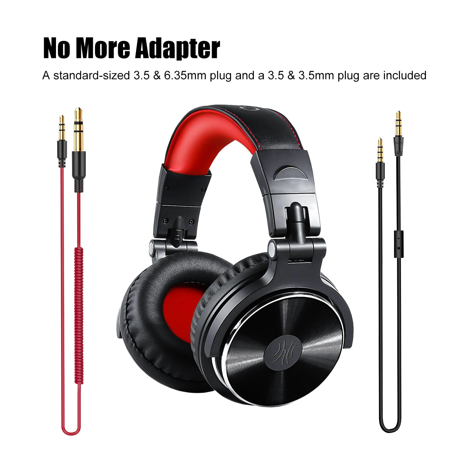 Wired Over-Ear Headset With Microphone Hifi Studio DJ Headphones  Professional Stereo Monitor Foldable Earphones - Walmart.com
