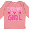 thumbnail image 4 of Inktastic Poppop Girl Granddaughter Girls Long Sleeve Baby Bodysuit, 4 of 5