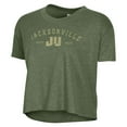 thumbnail image 2 of Women's Alternative Apparel  Green JU Dolphins Retro Jersey Headliner Cropped T-Shirt, 2 of 3