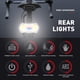 thumbnail image 2 of Luz trasera de bicicleta multifuncional, luz trasera de bicicleta LED recargable e impermeable, accesorio de luz trasera de bicicleta inalámbrica con señal de giro, control remoto de carga USB, blanco, 2 of 4