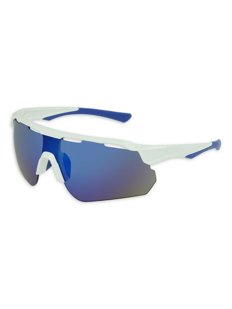 Foster Grant Men's Active Shield Adult Sunglasses, White - Walmart.com