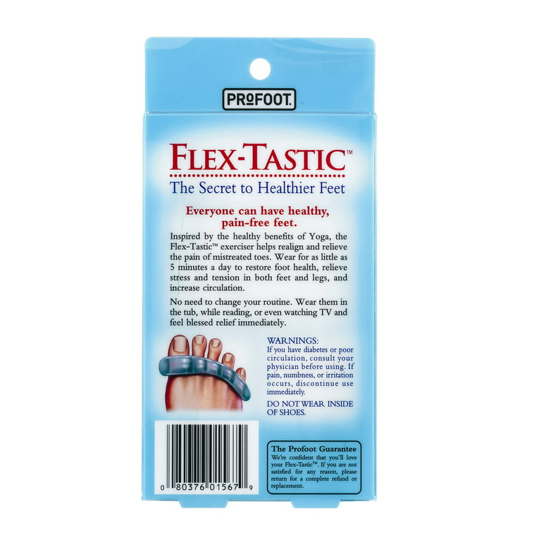 ProFoot Flex-Tastic Restores flexibility & Circulation Healthier Feet, 2 ct