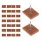 thumbnail image 1 of IDEANATEGRATE 30Ud Deslizadores Rectangulares Para Patas De Muebles Plásticos Antideslizantes Para Hogar, 1 of 6