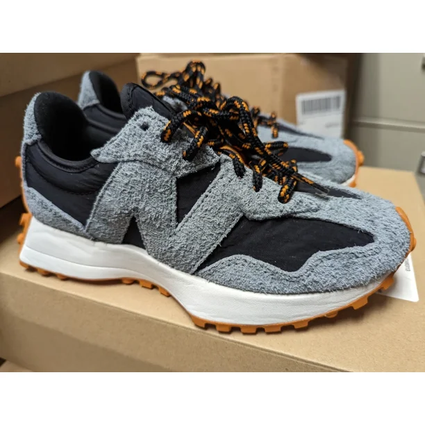 ??RARE SIZE!?? New Balance 327 Black Slate MS327RE1 Mens Womens Shoes ??NEW!??