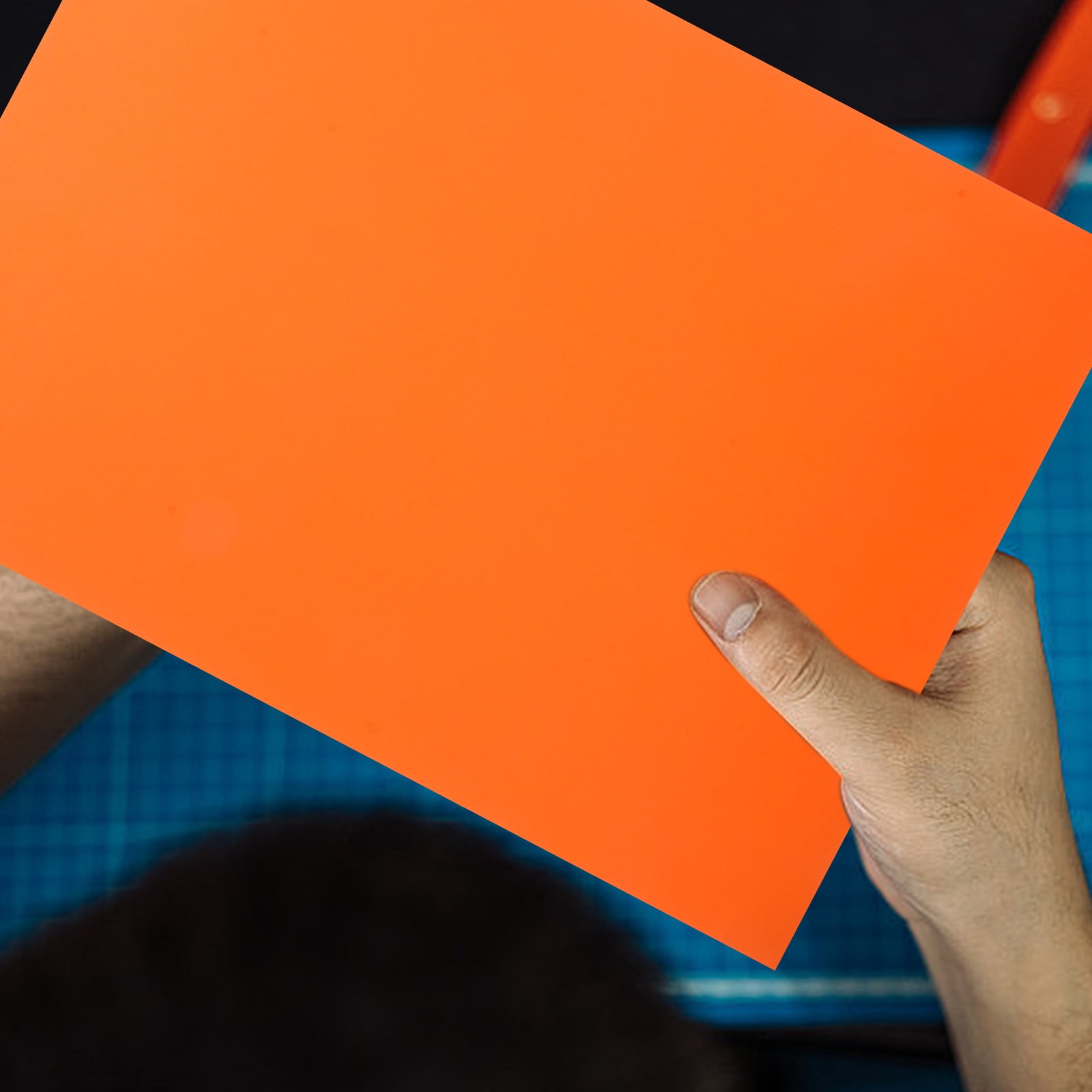OUNONA Orange Colored Cardstock Paper Durable Thick Craft Paper for DIY Home Use and Scrapbooking