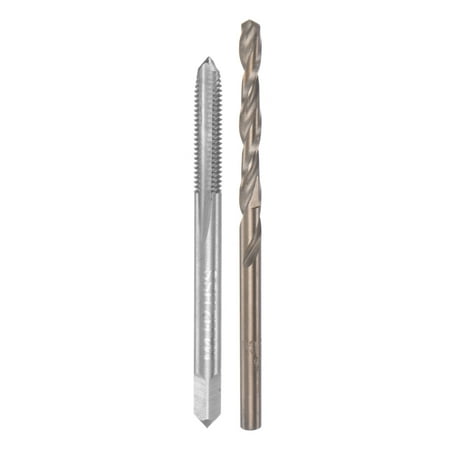 

Uxcell M4 x 0.7 H2 Straight Flute Thread Tap 3.3mm Drill Bit Set High Speed Steel